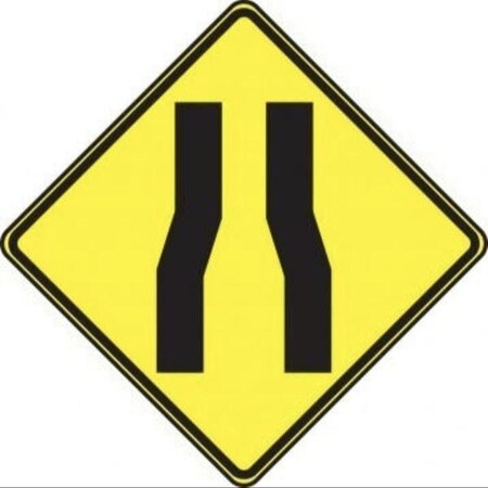 Accuform DIRECTION SIGN LEFT CURVE INTERSECTION FRW296RA